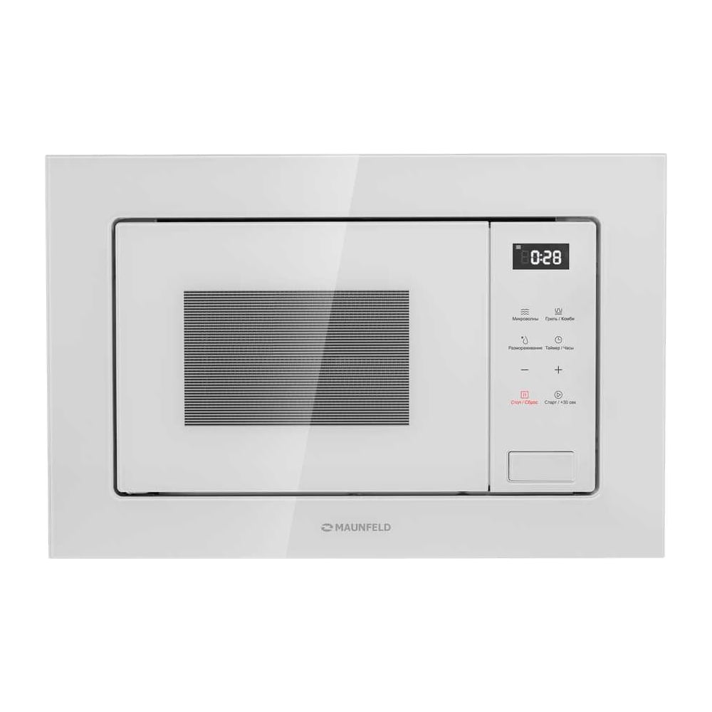Изображение товара Встраиваемая микроволновая печь MAUNFELD MBMO820SGW10 белая