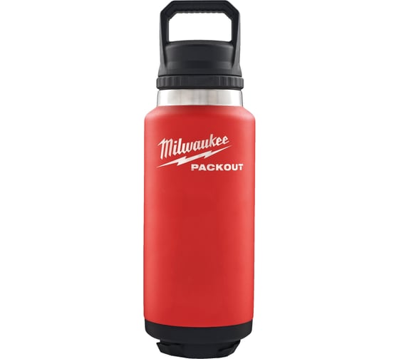 Изображение товара Термос Milwaukee PACKOUT CHUG LID красный, 1065 мл 4932493467