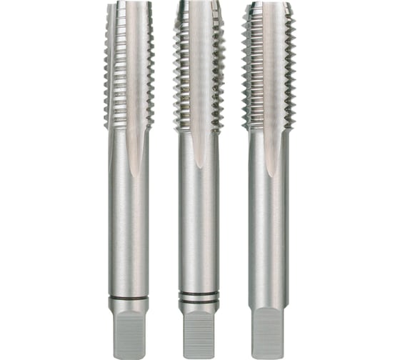 Изображение товара Набор метчиков Ruko из 3-х шт. М 12 Шаг 1.75 мм HSS-G левый 230120LI