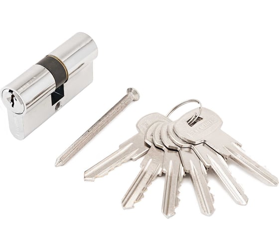 Изображение товара Цилиндровый механизм Аллюр 60-6К CP, хром, BLISTER 1214