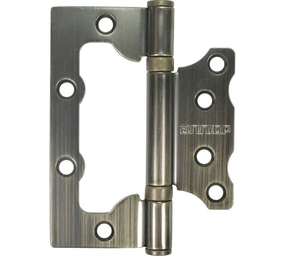 Изображение товара Петля накладная без врезки Аллюр 100x75 2BB MAB БЛИСТЕР, 2,5 мм, мат. бронза, 2 шт. 12158