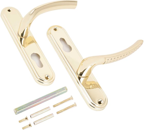 Изображение товара Комплект ручек Аллюр 132-1, 85 мм, GP латунь 12445