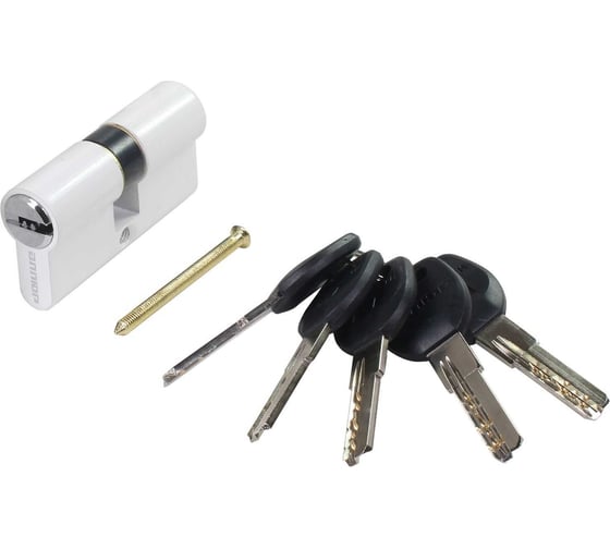 Изображение товара Цилиндровый механизм Аллюр HD F 60-5К WHITE белый, перф. ключ12231