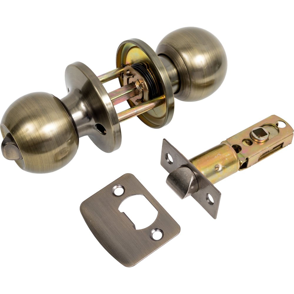 Изображение товара Защелка Аллюр 5560 BK AB бронза для межкомнатных дверей фиксатор