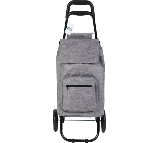 Изображение товара Тележка + сумка VETTA до 30 кг, оксфорд 300D, 35x92x30 см, сумка 30x45x21 см, 32 л, колесо ЭВА 15 см 467-020