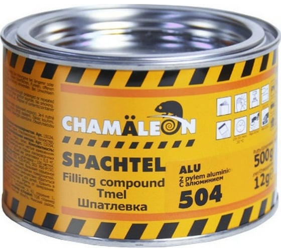 Изображение товара Шпатлевка с алюминием CHAMAELEON вкл.отвердитель 0,515кг 15044