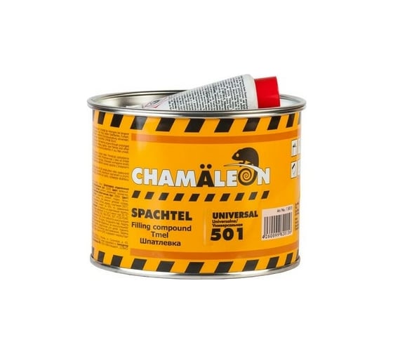 Изображение товара Универсальная шпатлевка CHAMAELEON среднезернистая вкл.отвердитель 1кг 15015