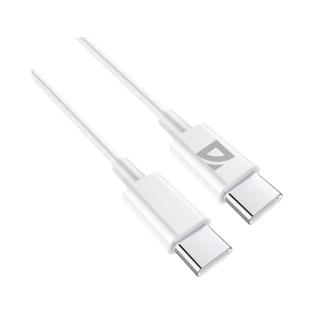 Изображение товара USB кабель Redragon DEFENDER F182 TypeC-TypeC 1м 60Вт TPE белый