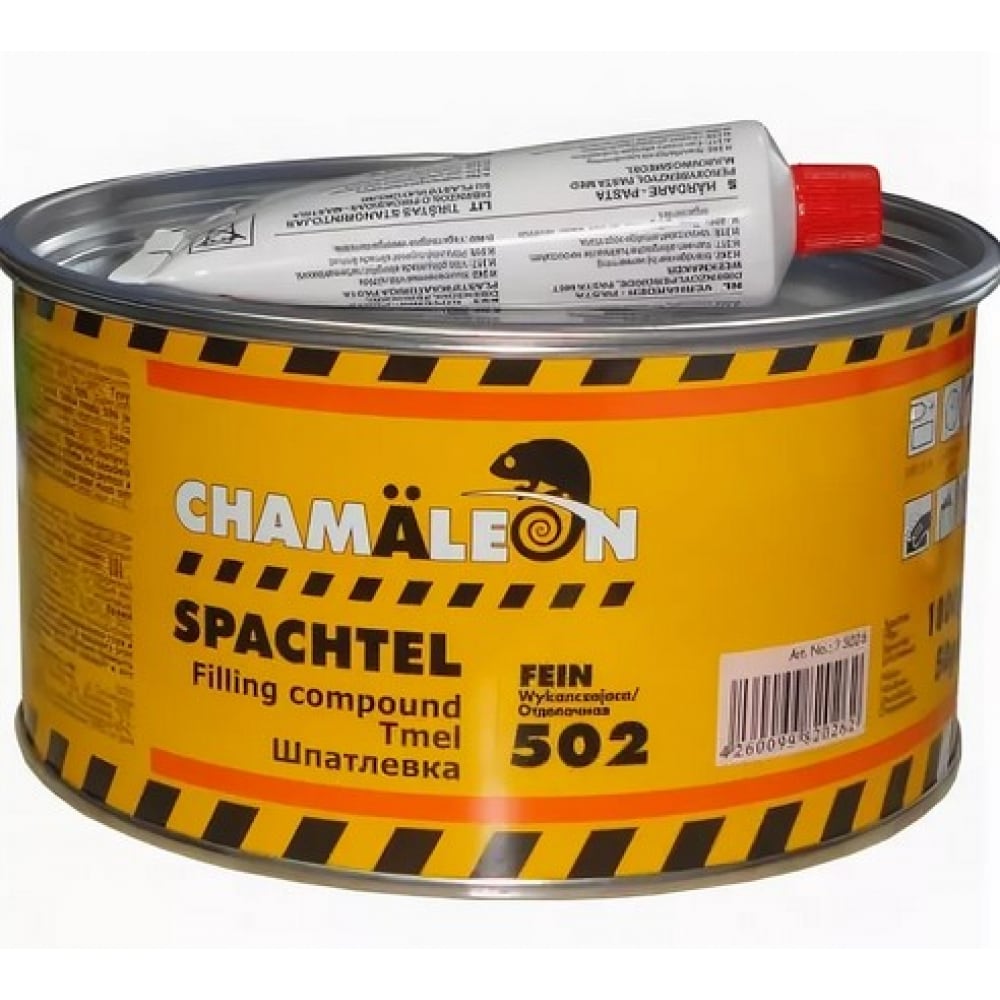 Отделочная мелкозернистая шпатлевка Chamaeleon шпатлевка для пластиков chamaeleon