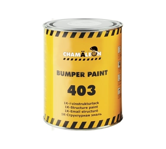 Изображение товара Эмаль для бампера CHAMAELEON черная 0,5л 14037