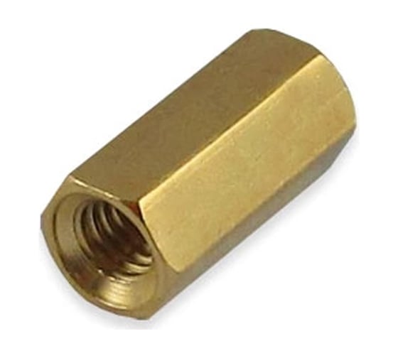 Изображение товара Стойка для печатных плат ЦКИ шестигранная, внутренняя/внутренняя, М2.5x10, латунь, SW4.0, 10 шт 83563
