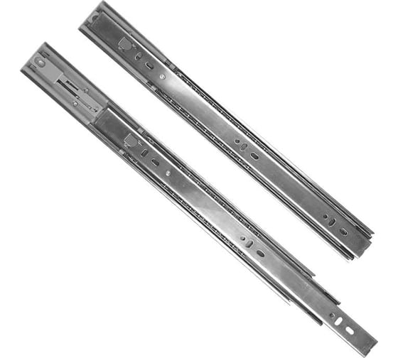 Изображение товара Шариковая направляющая полного выдвижения Mebax 400мм Н=45 мм, с доводчиком 00-00003035