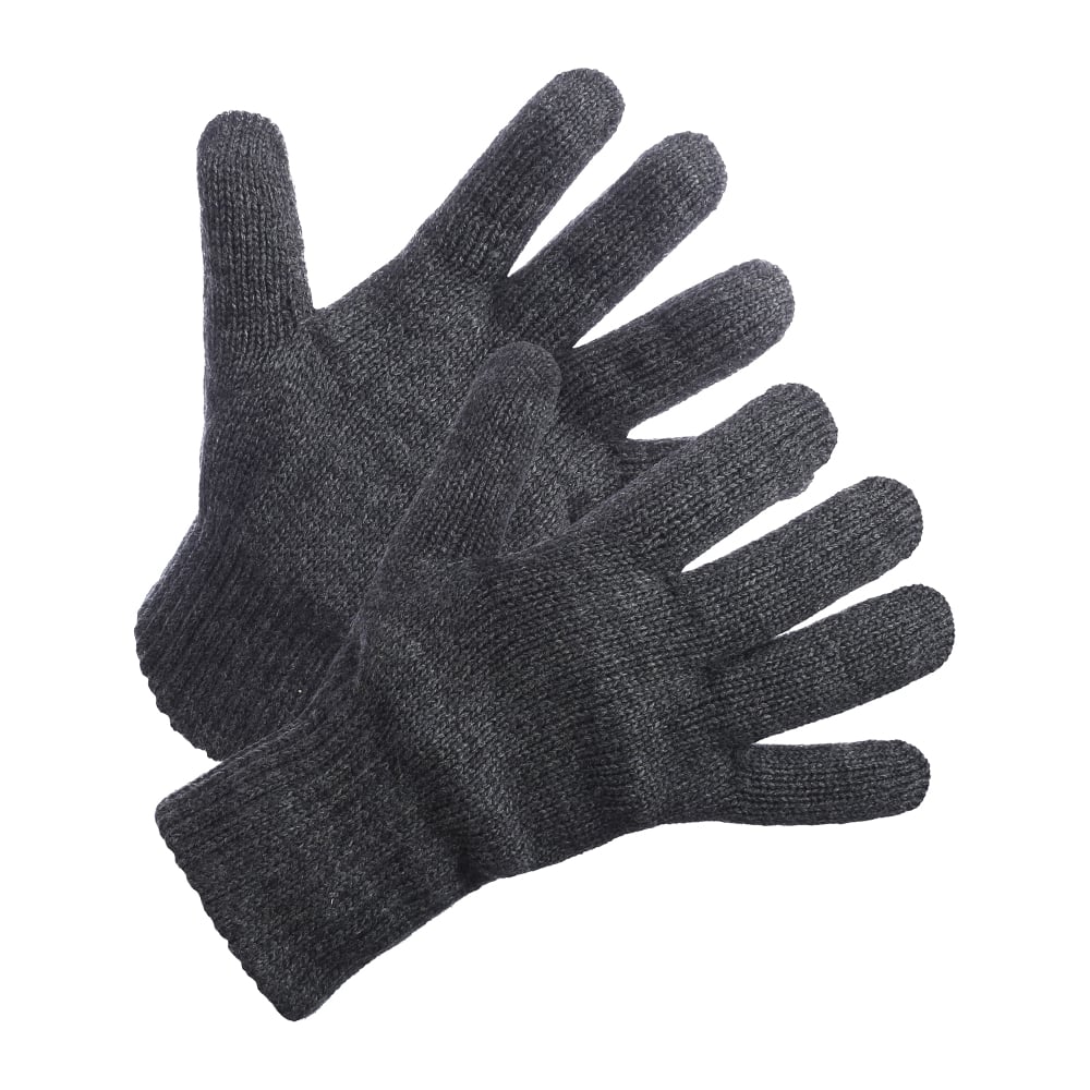 Трикотажные утепленные перчатки-вкладыши Ампаро пряжа angora real 40 60% акрил 40% шерсть 430м 100гр 21 серый