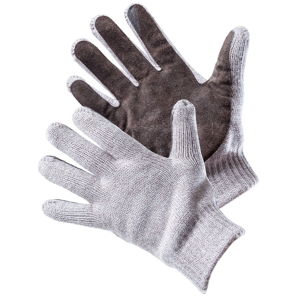 Утепленные полушерстяные перчатки Ампаро