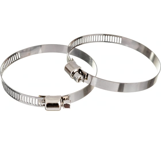 Изображение товара Червячный хомут Park 2шт 50-70 мм, нержавеющая сталь 101209
