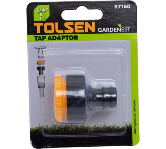 Изображение товара Адаптер на кран 3/4" - 1" TOLSEN 57160