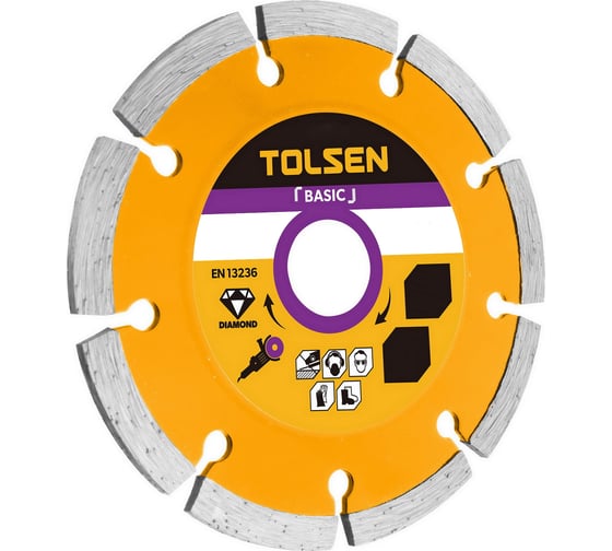 Изображение товара Диск алмазный сегментный, 125x22.2 мм TOLSEN 76713
