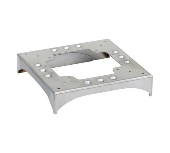 Изображение товара Соединительный цоколь Simon 2 перф. к/к 85x18мм , 2 отверст. к/к 130х18мм, сталь KTA8229-8