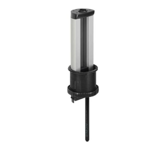 Изображение товара Телеблок Simon на 5 механизмов К45 с подъёмником, алюминий KTLE205