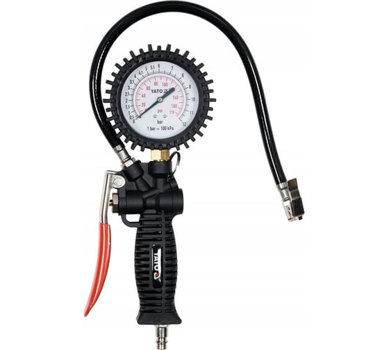 Изображение товара Пистолет для подкачки шин с манометром YATO YT-23703