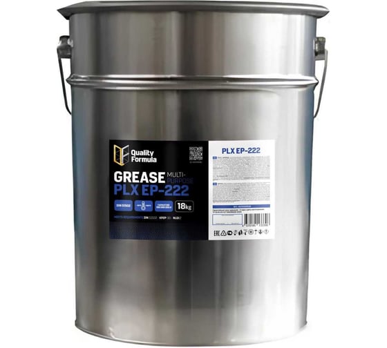 Изображение товара Пластичная смазка Quality Formula PLX EP-222, 18 кг 410022616