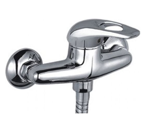 Изображение товара Смеситель для душа FRAP 40к F2002-B с отверстием, шланг и лейка F04 517054