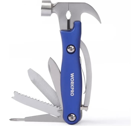 Изображение товара Мультитул с молотком WORKPRO 12-В-1 WP382018