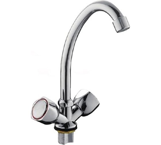 Изображение товара Смеситель для кухни FRAP F4009-2 1/2 керамическая кран-букса, на гайке 511805