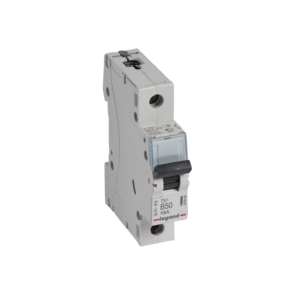 Изображение товара Автоматический выключатель Legrand TX³ 6000 50 А B 1П 230/400 В модульный