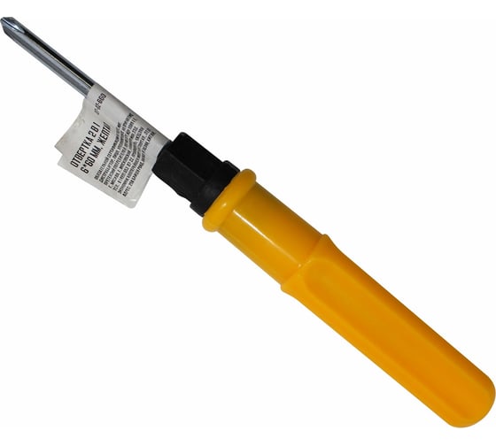 Изображение товара Отвертка ON 2 в 1, желтая, 6x60 07-02-660