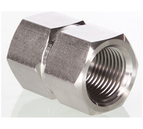 Изображение товара Соединитель из нержавеющей стали Hy-Lok с внутренними резьбами 3/4 NPT H-SSA-12N
