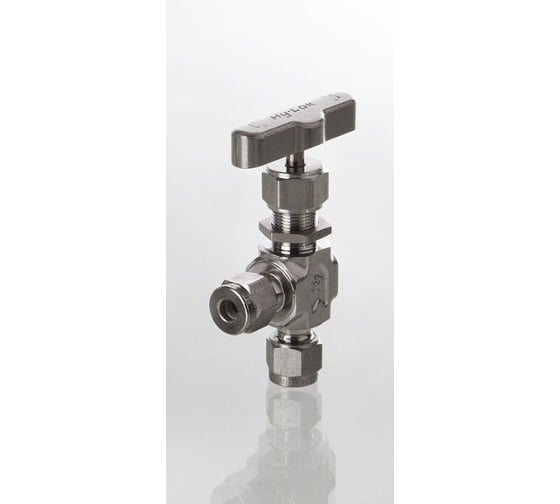 Изображение товара Игольчатый вентиль Hy-Lok серии nv, угловой 12мм - 12мм NV3-H-A-12M