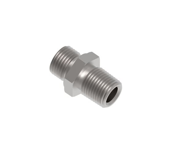 Изображение товара Соединитель из нержавеющей стали Hy-Lok с наружными резьбами NPT и g 1/4 H-SNA-4NG
