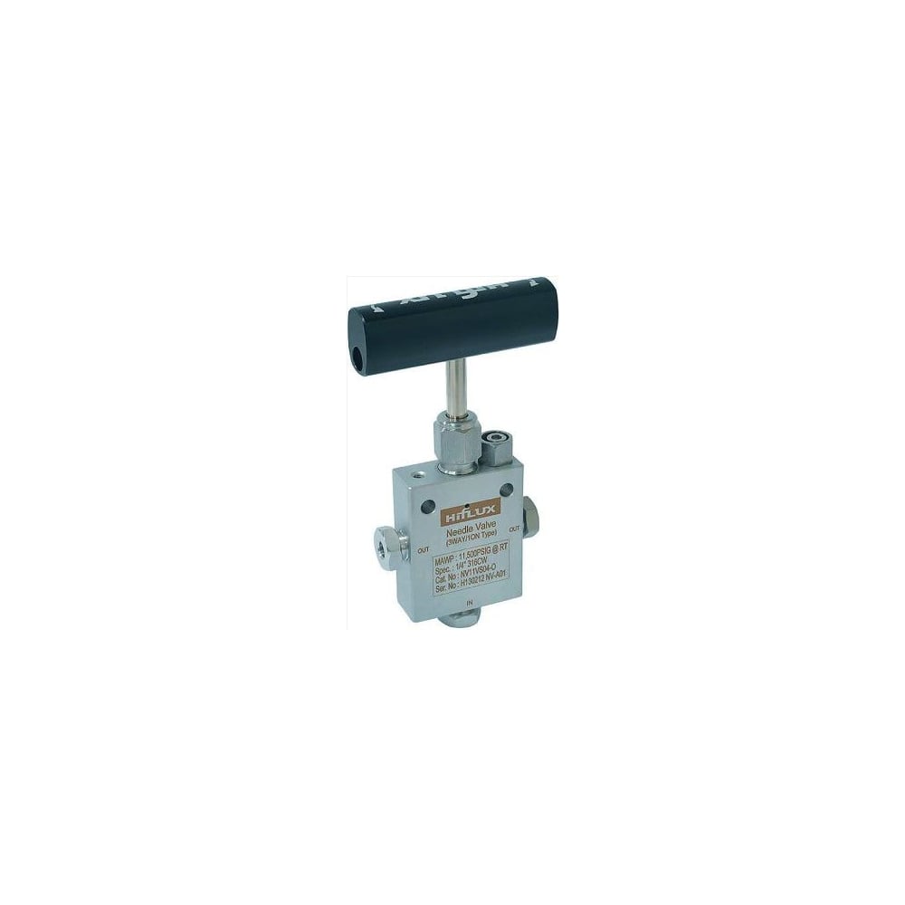 Вентиль hiflux прямой Hy-Lok давление 1034 бар, 1/4 NPT NVNVS04-S