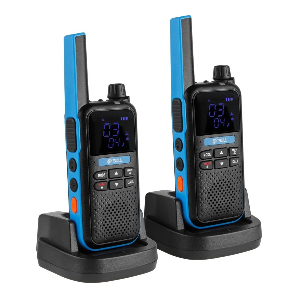 Изображение товара Портативная радиостанция BULL WT 1605 профессиональная для склада МГц 16 каналов