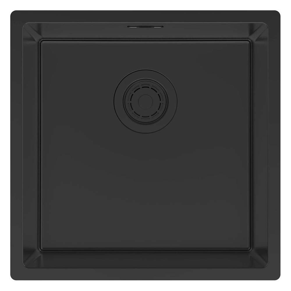 Изображение товара Мойка кухонная Paulmark LASSAN 44 UNI 440x440 мм черный нержавеющая сталь