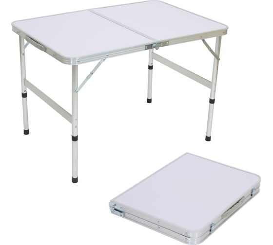 Изображение товара Складной стол Ecos TD-02 90х60х60 cм, алюминий/мдф 993096