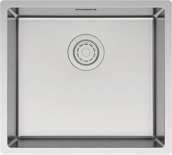 Изображение товара Мойка Paulmark LASSAN 49 UNI, нерж. сталь, брашированная нерж. сталь, 490x440мм LA49-BS