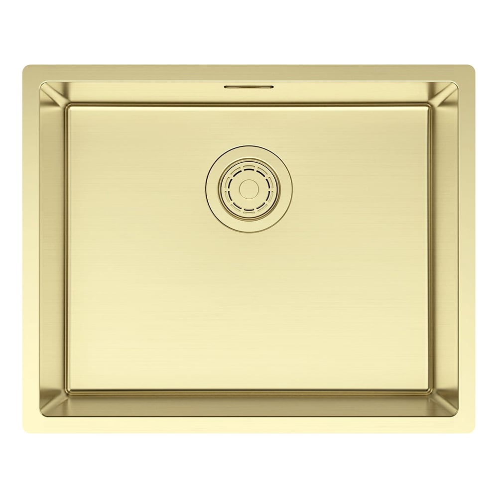 Изображение товара Мойка кухонная Paulmark LASSAN 54 UNI нержавеющая сталь светлое золото 540x440 мм