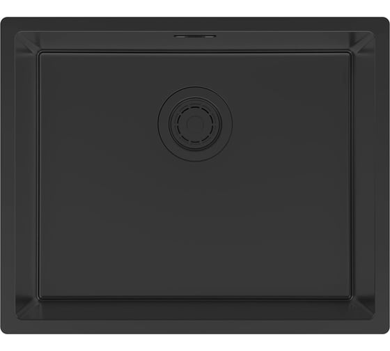 Изображение товара Мойка Paulmark LASSAN 54 UNI, нерж. сталь, матовый черный NANO-PVD, 540x440мм LA54-MBN