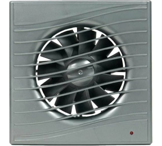 Изображение товара Вентилятор осевой, вытяжной ВИЕНТО ВОЛНА с таймером, малошумный, с обратным клапаном, 130 м³/ч, gray metal, шарикоподшипник В100СТК STILL gray-B