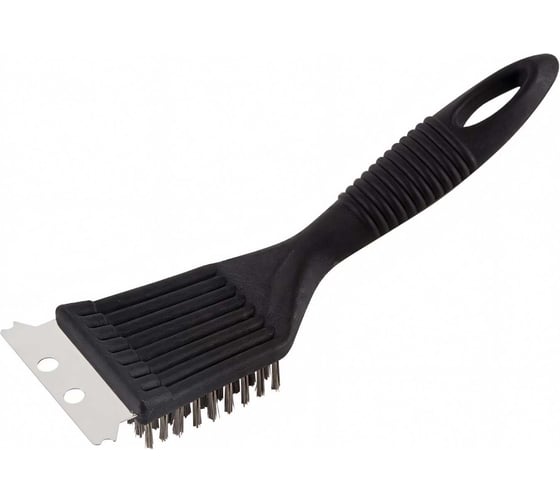 Изображение товара Абразивная щетка для очистки барбекю Ecos ZDV-4 20 см, нержавеющая сталь/пластиковая рукоятка 999644