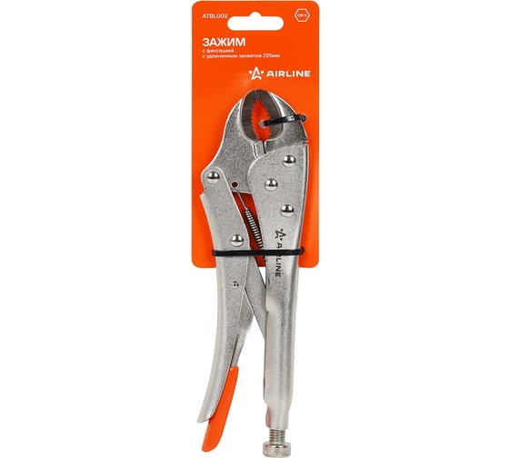 Изображение товара Зажим AIRLINE с фиксацией с удлиненным захватом 225мм ATBL002