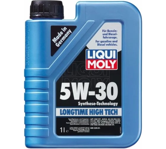 Изображение товара Моторное масло Longtime High Tech (5W-30; CF/SN; C3; 1л) LIQUI MOLY 9506