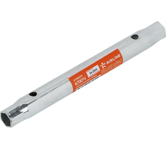 Изображение товара Трубчатый ключ AIRLINE 8x9мм, 120мм ATAM009