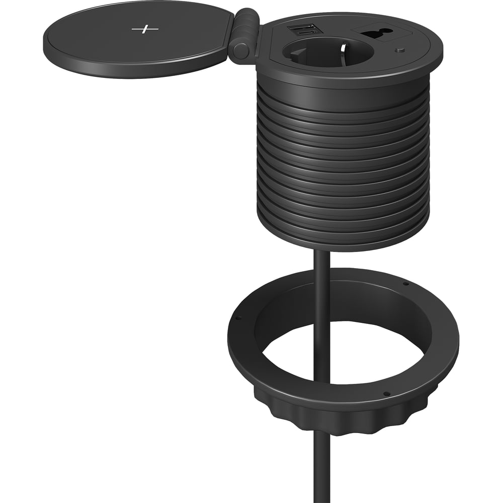 Изображение товара Розеточный блок FABRIKA MVK POWER GROMMET G5101E-2AC1N1Q с USB