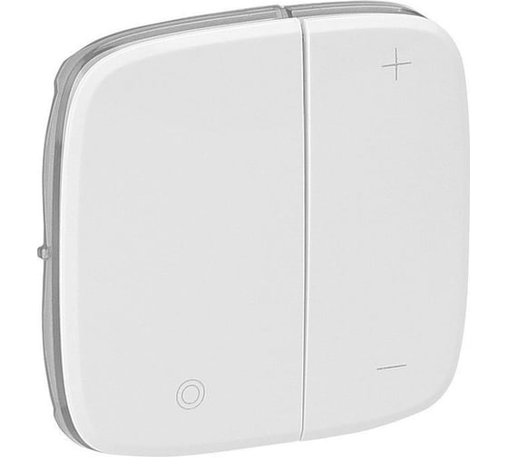 Изображение товара Лицевая панель для кнопочного светорегулятора Legrand Valena ALLURE белая 752085