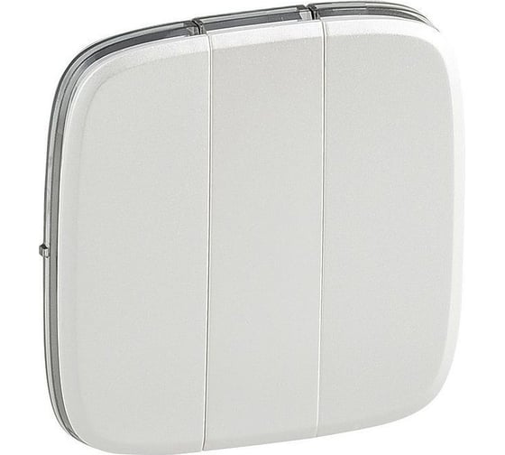 Изображение товара Лицевая панель для выключателя трехклавишного Legrand Valena ALLURE жемчуг 755039