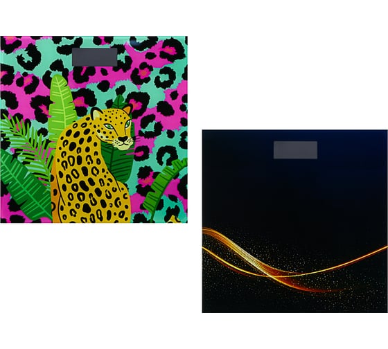 Изображение товара Весы напольные электронные Leben Morden Style, ЖК-дисплей, макс. нагр. до 180 кг, 26x26 см 252-087