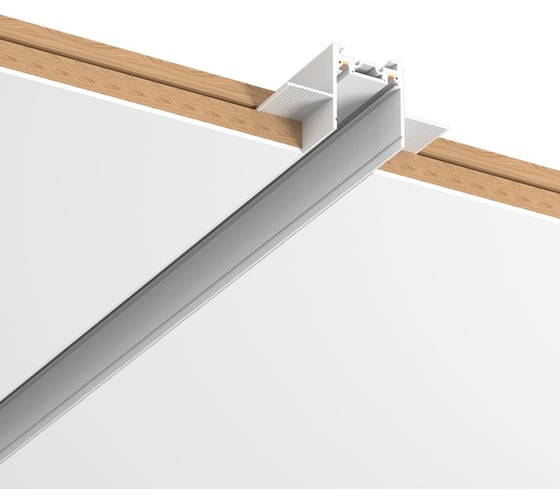 Изображение товара Шинопровод встраиваемый ST LUCE в ГКЛ 9мм, белый, длина 1000мм ST069.519.00